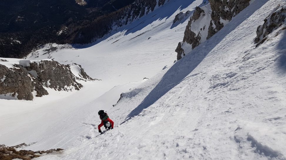 Aufstieg Vestenkogel Ost, Schneeberg